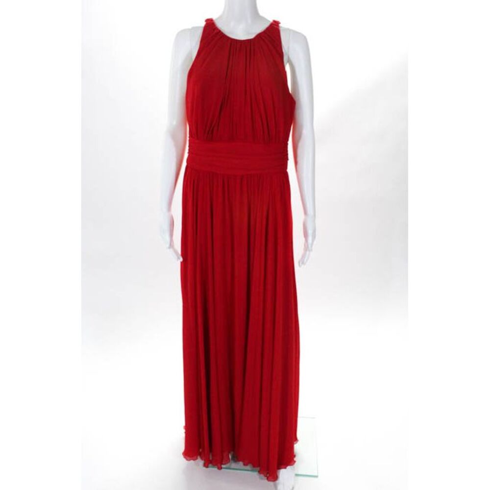 Badgley Mischka Ruby Red Gala Gown Size 12 $740 10867555